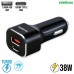 Carregador Veicular Turbo 38W Tipo C + USB ECV 11 POWER Intelbras - Preto